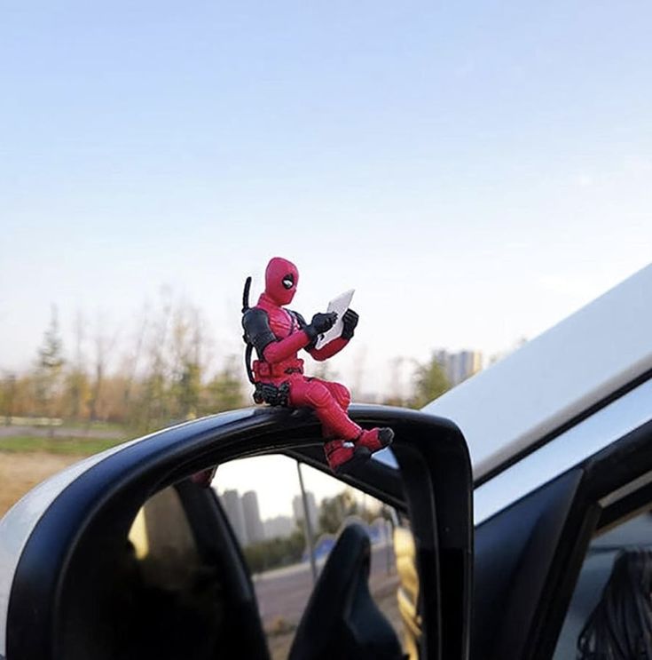 Deadpool Action Figure Miniature Toy Set PVC Collectible for Car Dashboard, Home Decor, Desk & Gifting Toy Figures