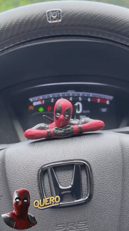Deadpool Action Figure Miniature Toy Set PVC Collectible for Car Dashboard, Home Decor, Desk & Gifting Toy Figures